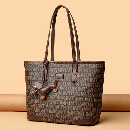 Women's Graceful Large Capacity Pattern Letter Handbags