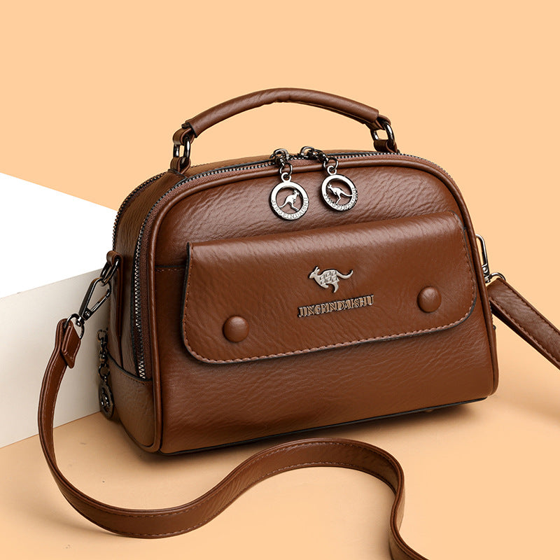 Women's Large Capacity Fashion Texture Commuting Elegant Handbags