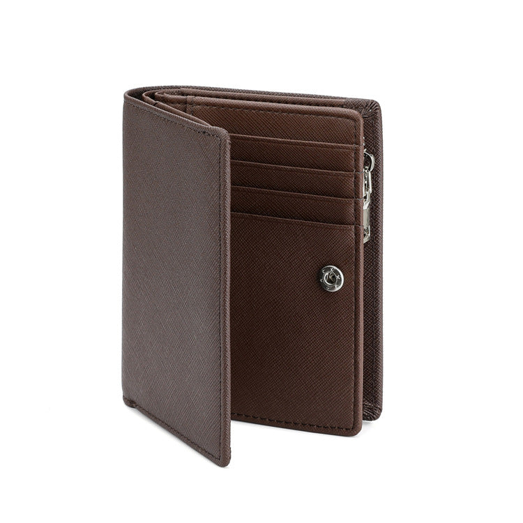 Men's Short Multiple Slots Fashion Vertical Mini Men's Wallets