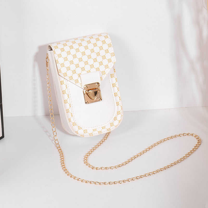 Comfortable Women's Fashion Retro Chain Mobile Bags