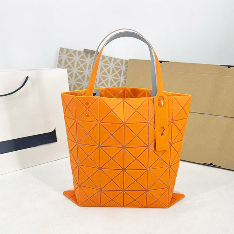Double-sided Frosted Rhombus Single Portable Female Bags