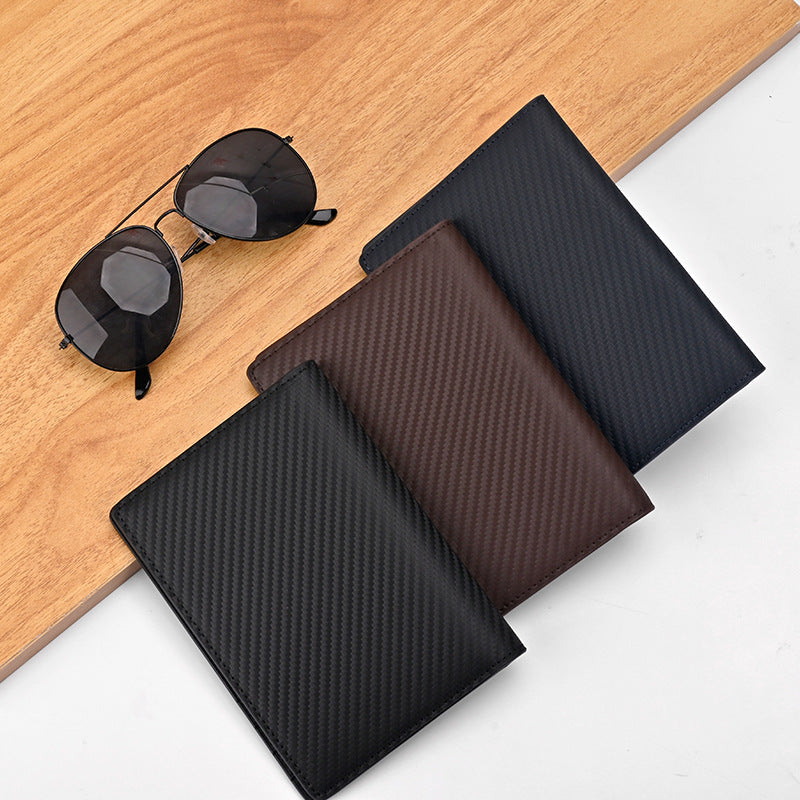 Layer Cowhide Passport Multiple Slots Swiping Card Holder