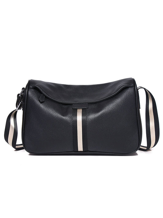 Men's Large Capacity Horizontal Business Commuter High-grade Men's Shoulder Bags