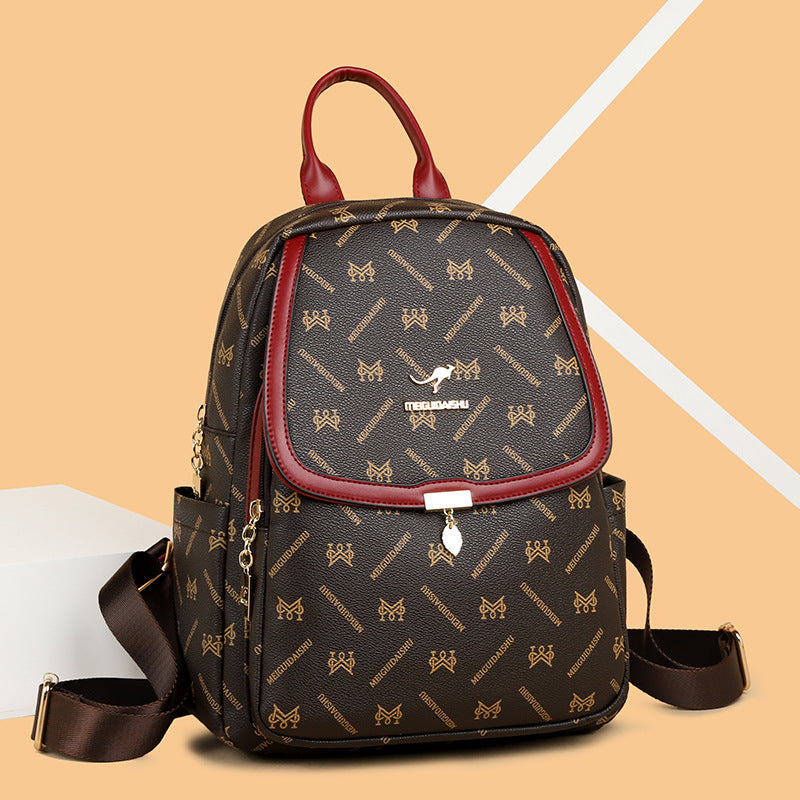 Kangaroo Female Commuting Fashion Mom Soft Backpacks