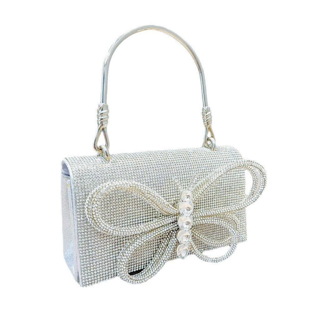 Dress Clutch Banquet Sier Female Rhinestone Evening Bags