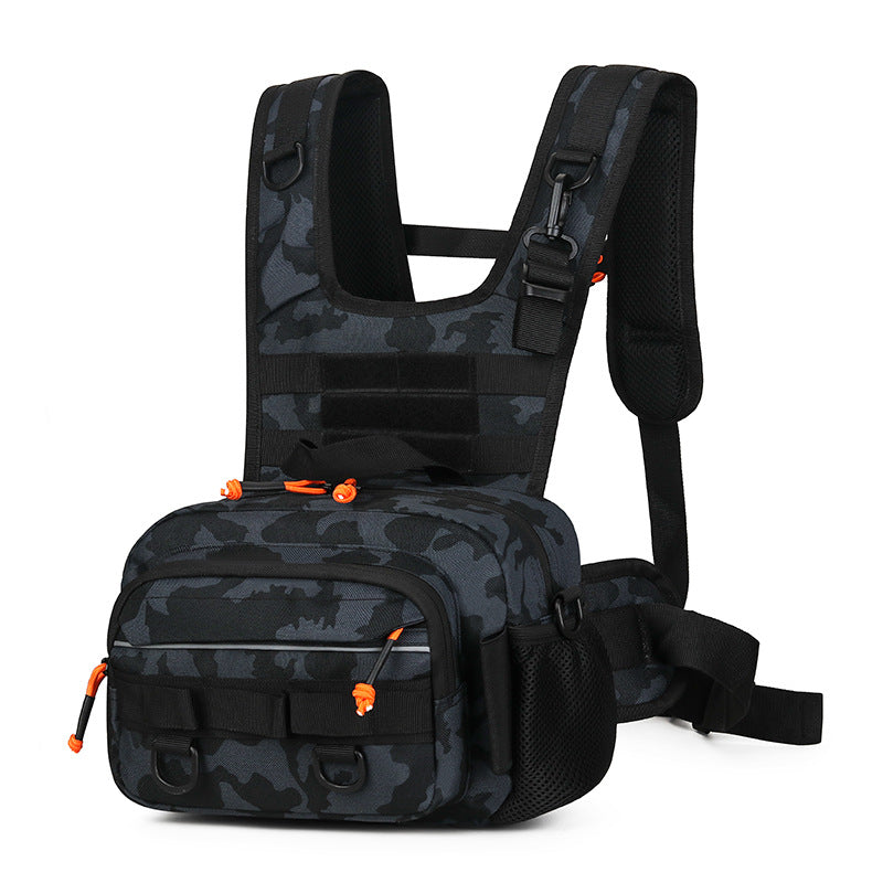 Men's Multifunctional Lure Large Capacity Camouflage Vest Bags
