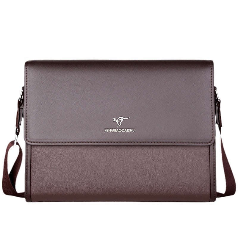 Men's Kangaroo Horizontal Business Large Capacity Outing Bags