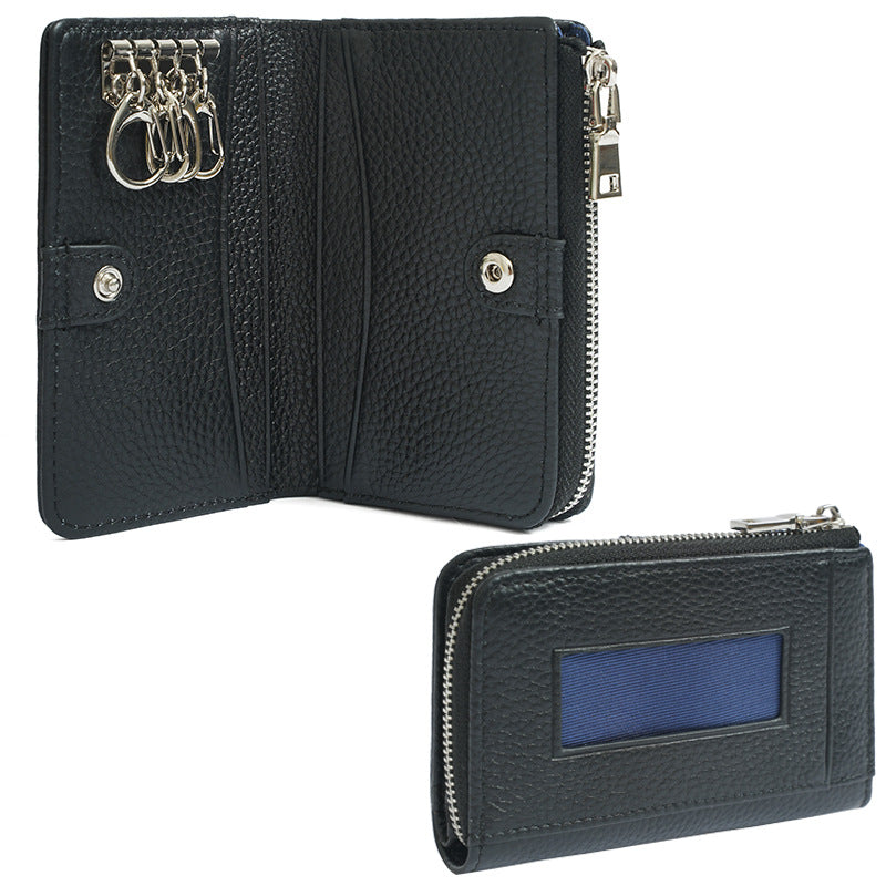 Women's Genuine Leather Cowhide Multifunctional Zipper Ladies Wallets