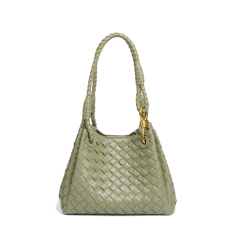 Women's Vintage Weave Hand Carrying Parachute Two-piece Set Women's Handbag
