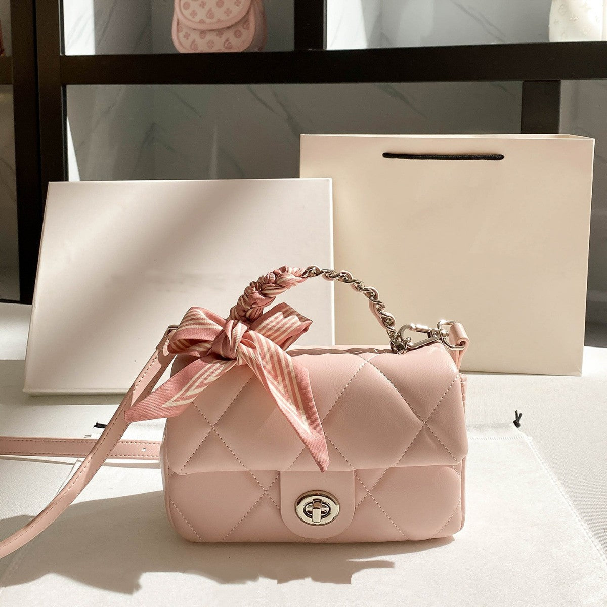 Women's Fashion Commuter Carrying Simple Diamond Women's Handbag