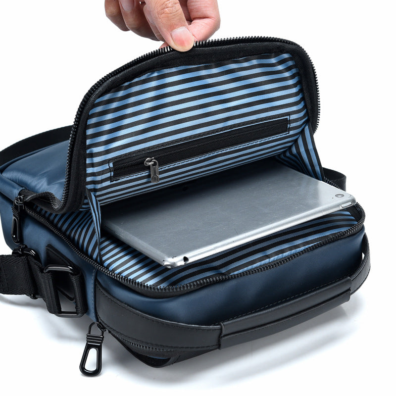 Men's Tide Waterproof Oxford Cloth Canvas Men's Shoulder Bags