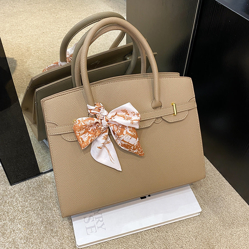 Women's Large Capacity Fashion Portable Platinum Big Women's Handbag