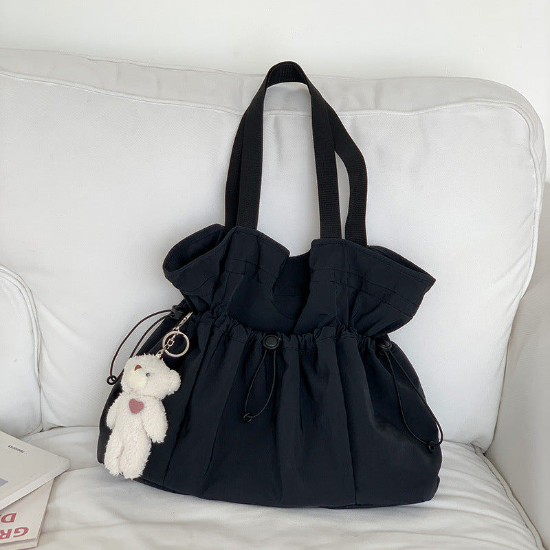 Women's Nylon Drawstring Simple Large Capacity Advanced Bags