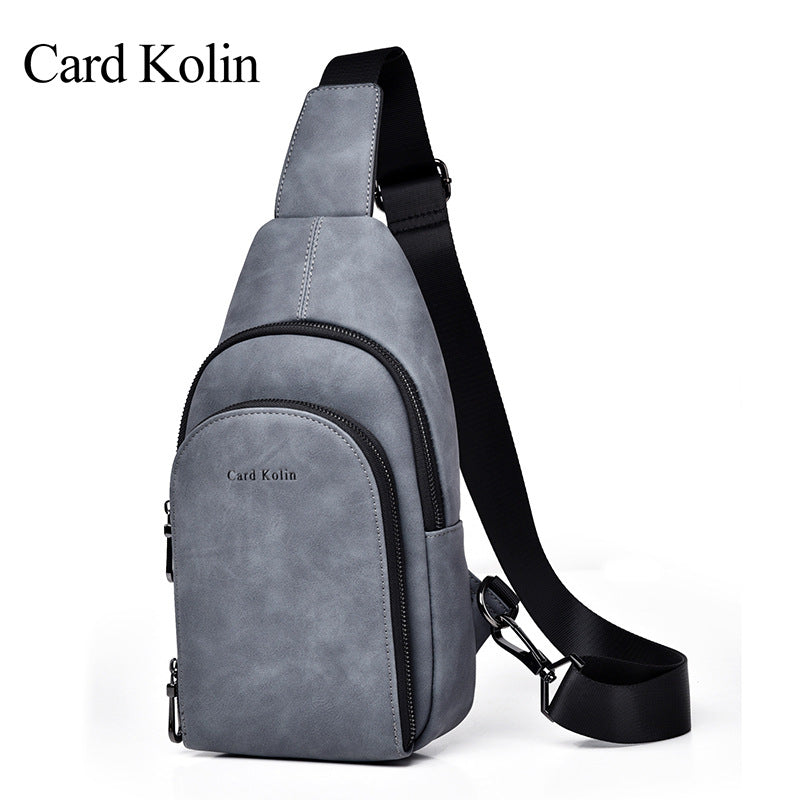 Men's Popular Texture Commute Minimalist Fashion Men's Chest Bags