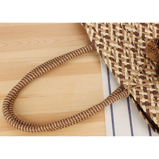 Women's Woven Large Capacity Fashion Trend Vacation Shoulder Bags