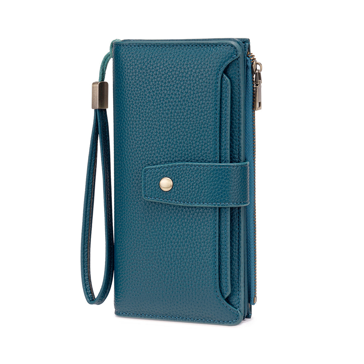 Women's Lychee Pattern Soft Leather Clutch Fashion Ladies Wallet