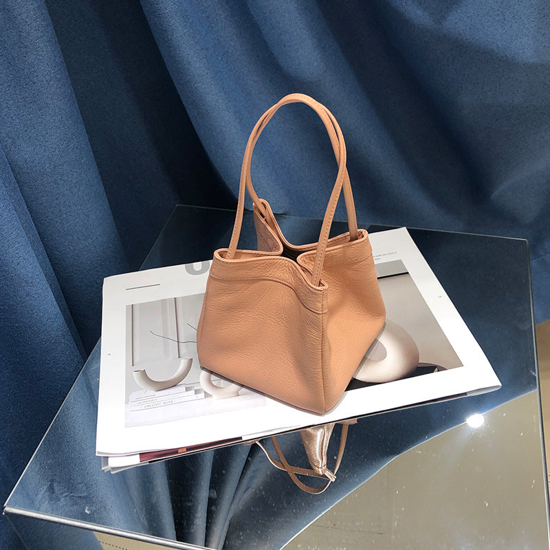 Women's Genuine Leather Sheepskin Minority Fashion Shoulder Bags