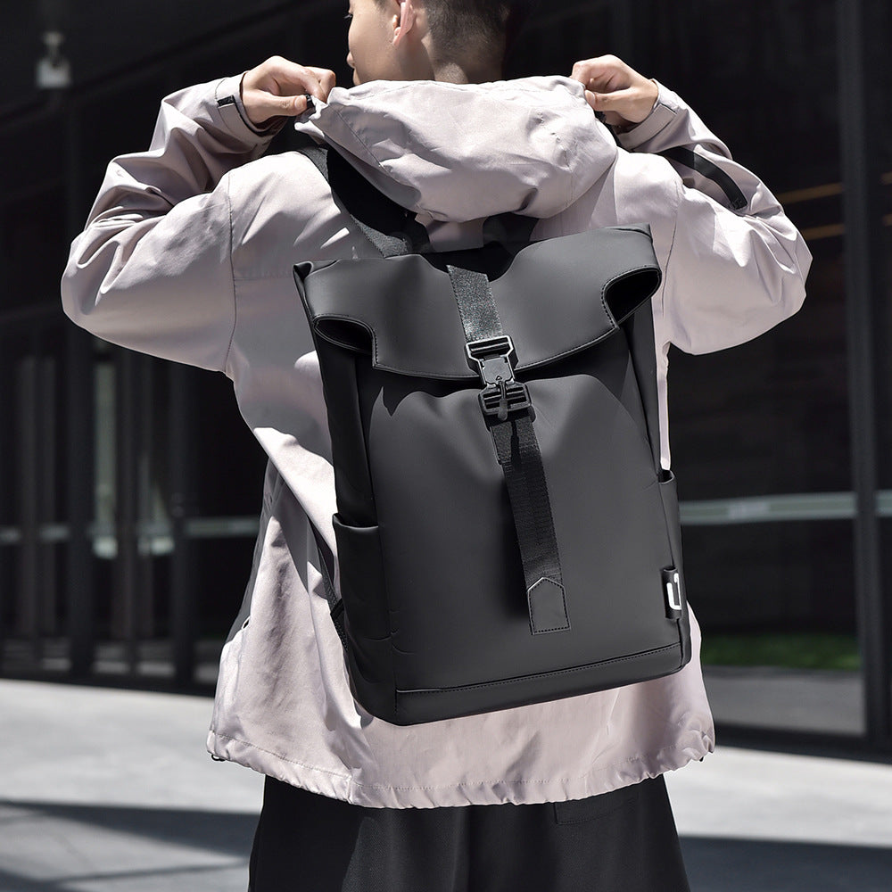 Innovative Men's Trendy High-grade Flip Magnetic Backpacks