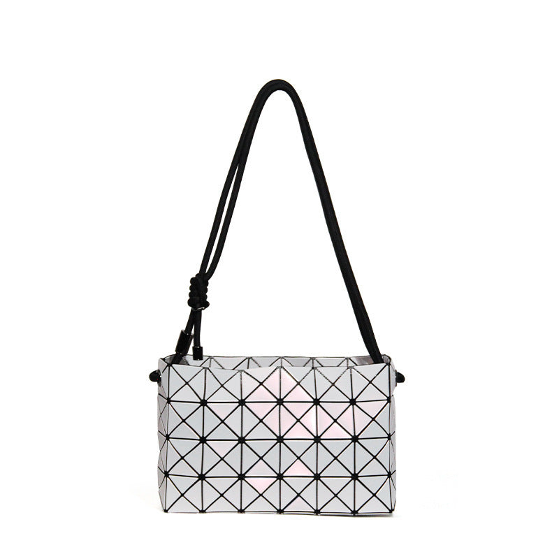 Women's Life Original Geometric Rhombus Drawstring High-grade Handbags