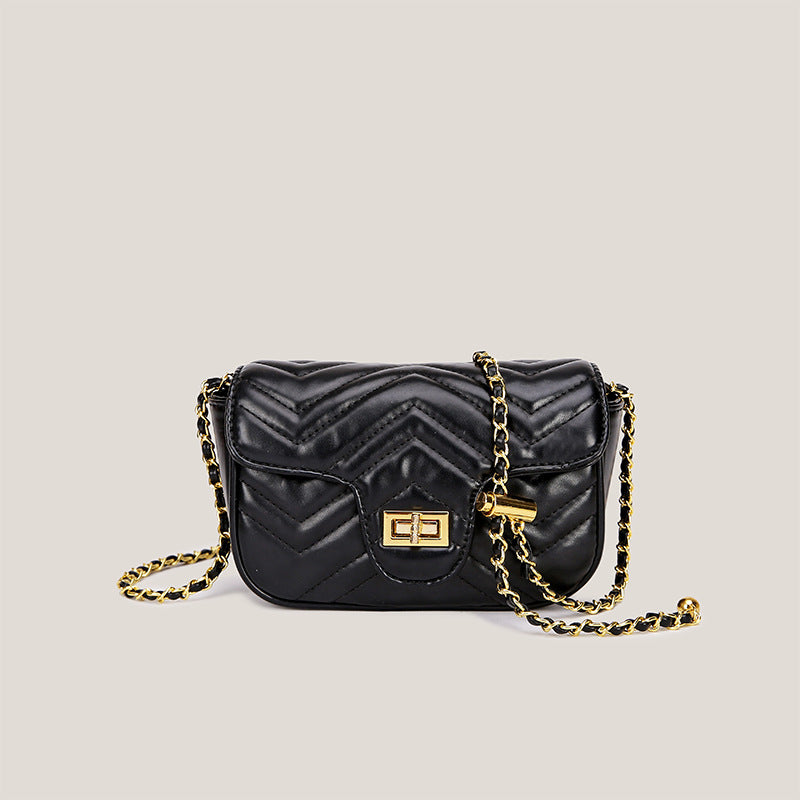 Style Rhombus Chain High Sense Large Capacity Women's Messenger Bag