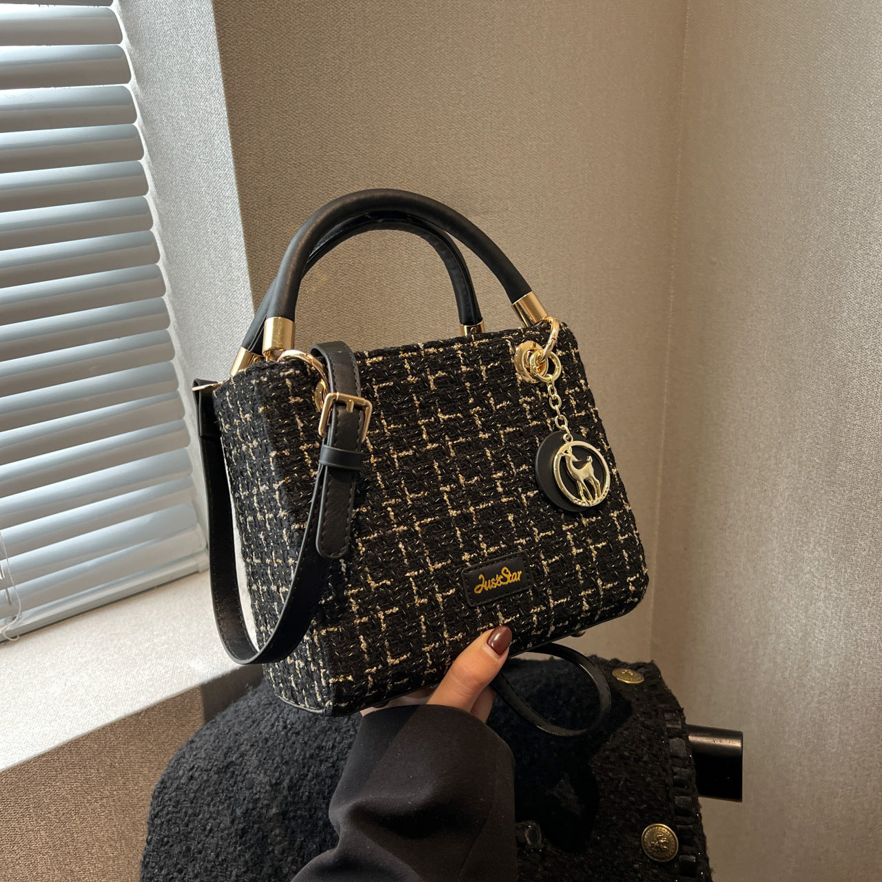 Texture Woven Diana French Minority Design Bags