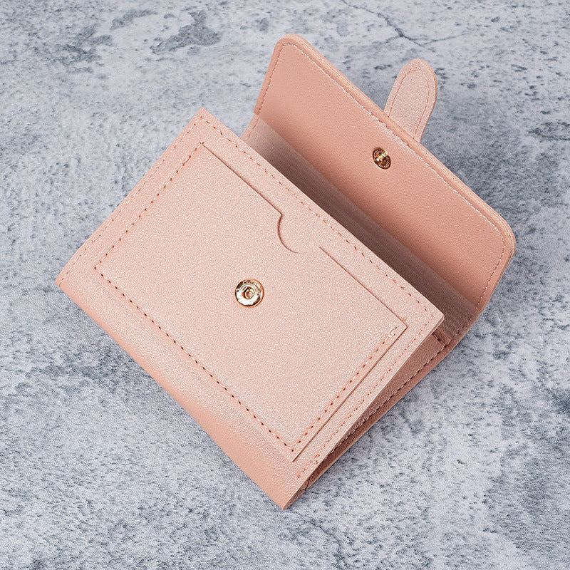 Women's Temperament Wild Short Summer Fresh Solid Ladies Wallet