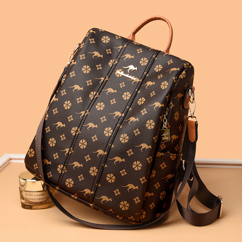 Women's Fashion Lady Mom Printed Leisure Backpacks