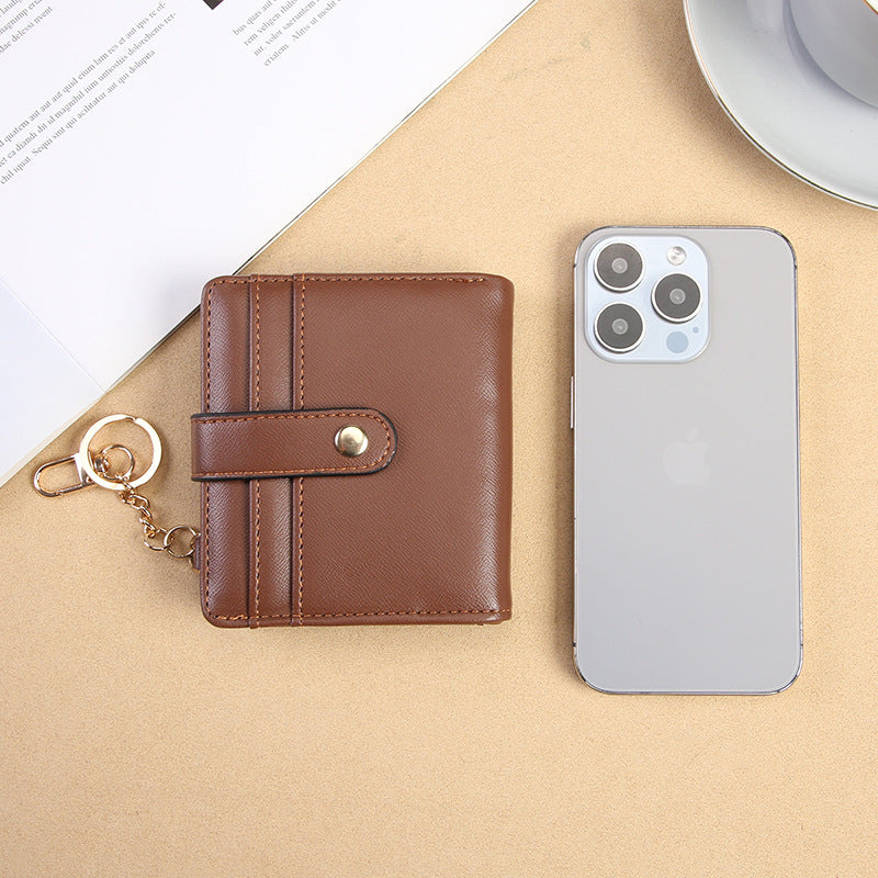 Women's Simple Short Three-fold Zero Fashion Ladies Wallet
