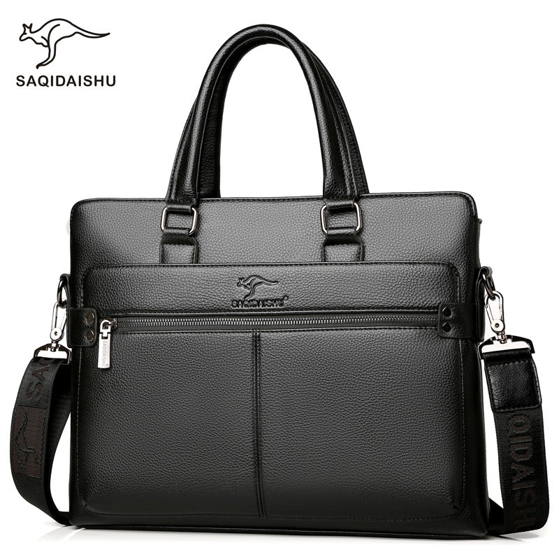 Men's Kangaroo Business Large Capacity Computer Men's Handbags