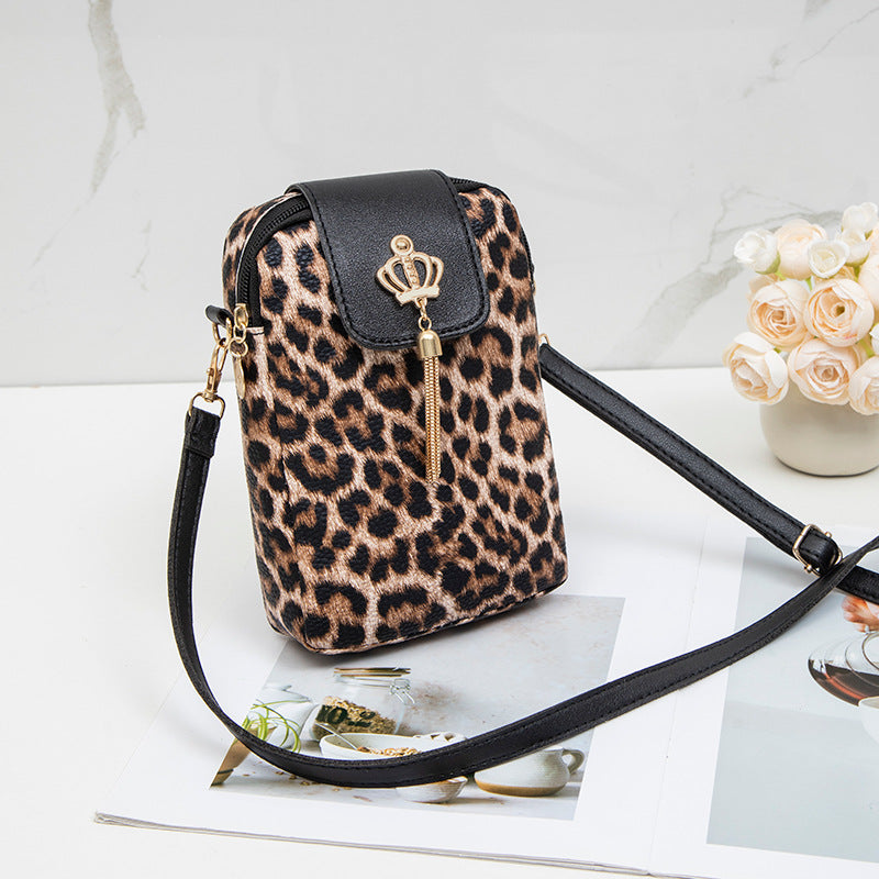 Unique Leopard Print Animal Pattern Fashion Women's Messenger Bag