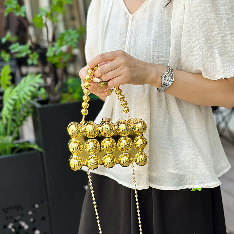 Female Fashion Shiny Surface Personality Trend Shoulder Bags