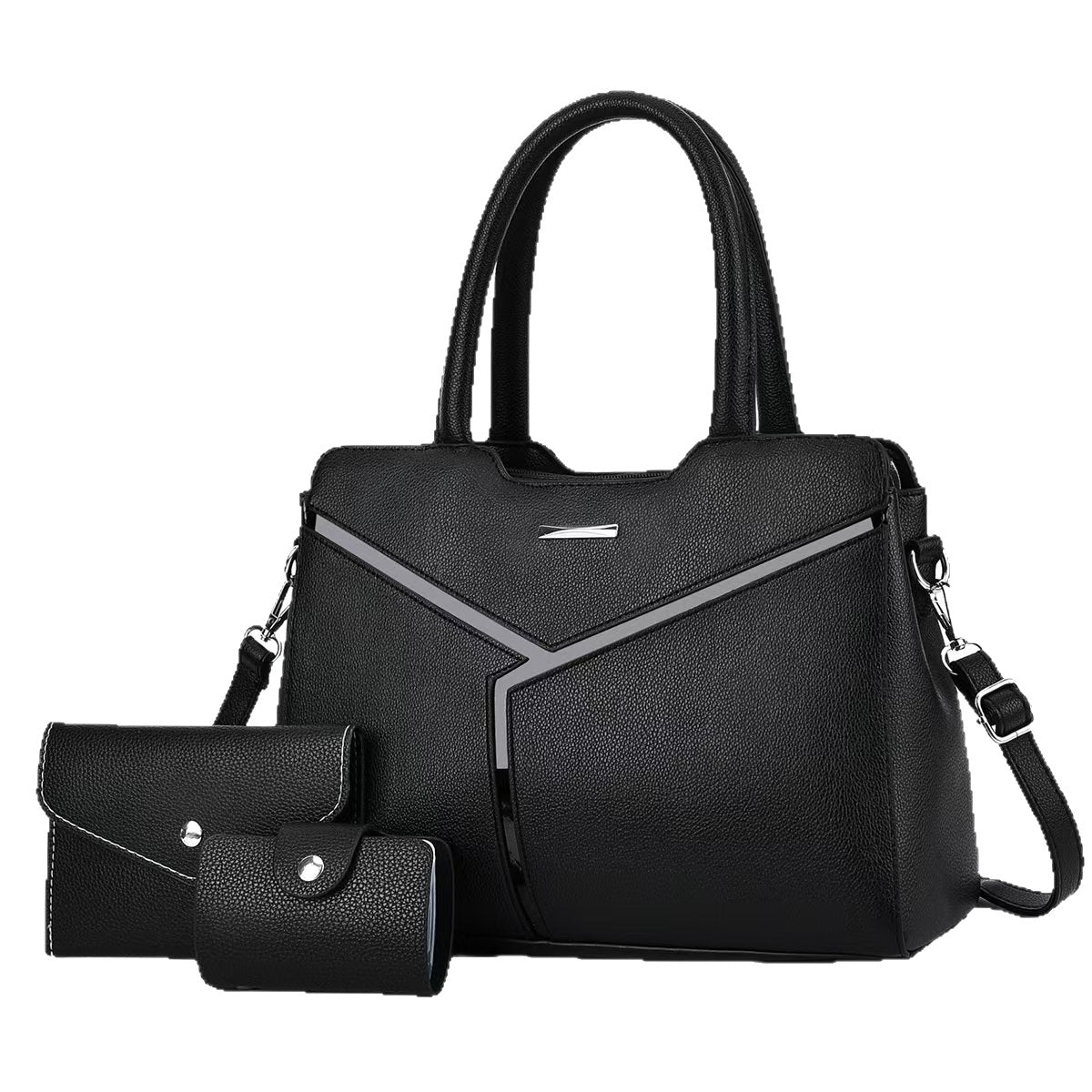 Women's Color Matching Fashion Commuter Trendy Portable Handbags