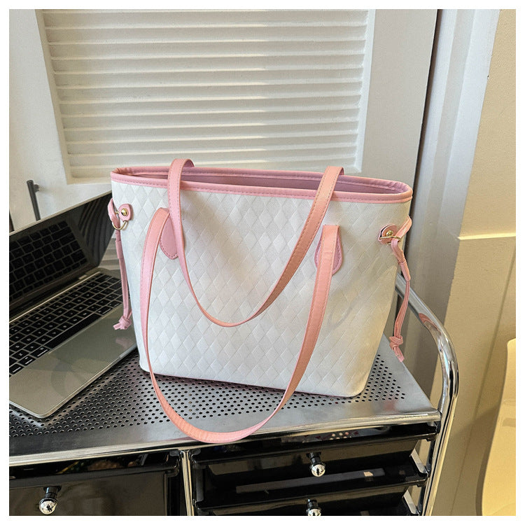 Pendant Female Commute Minimalist Solid Color Simple Tote Bags