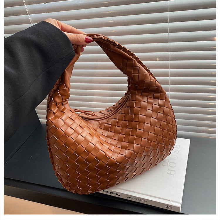 Women's Style High Sense Woven Elegant Underarm Bags