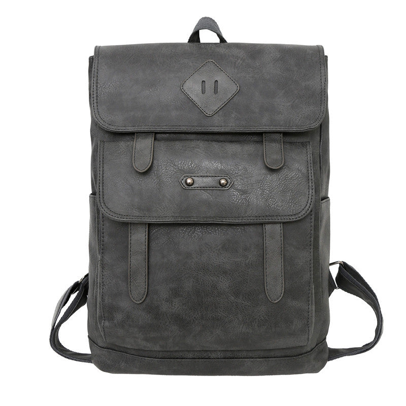 Leather Business Commute Large Capacity Computer Backpacks