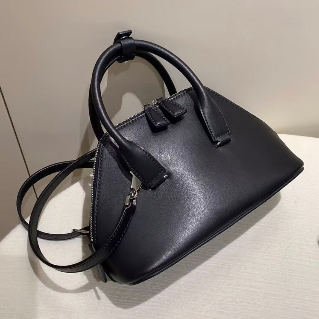 Women's Drinking Cow Head Layer Cowhide Shell Niche Women's Shoulder Bag