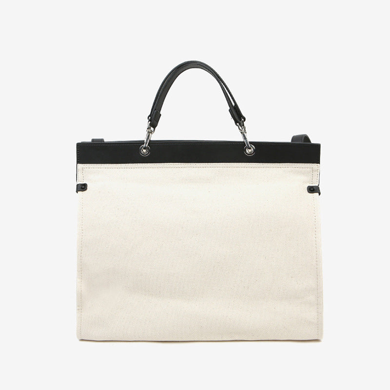 Pretty Men's Versatile Style Boys Canvas Men's Shoulder Bags