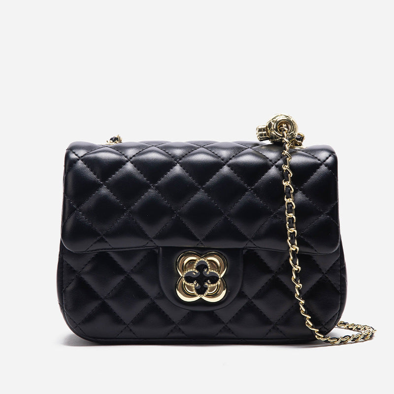 Women's Golden Balls Diamond Pattern Chain Classic Style Live Crossbody Bags