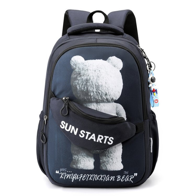 Boys Junior High Large Capacity Fashion Elementary School Students' Schoolbags