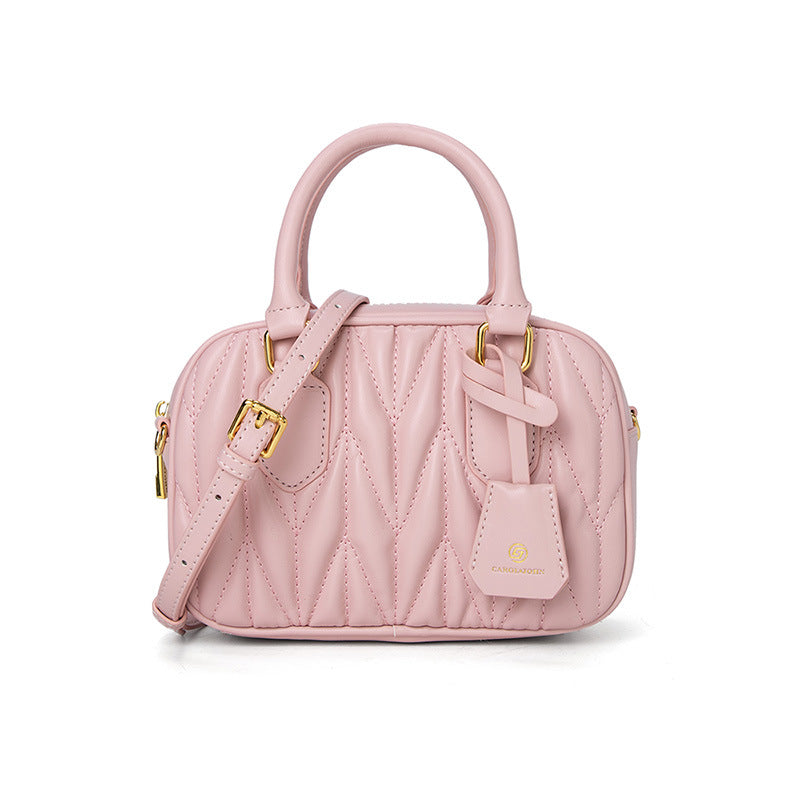 Women's Durable Niche Underarm Bowling Portable Handbags