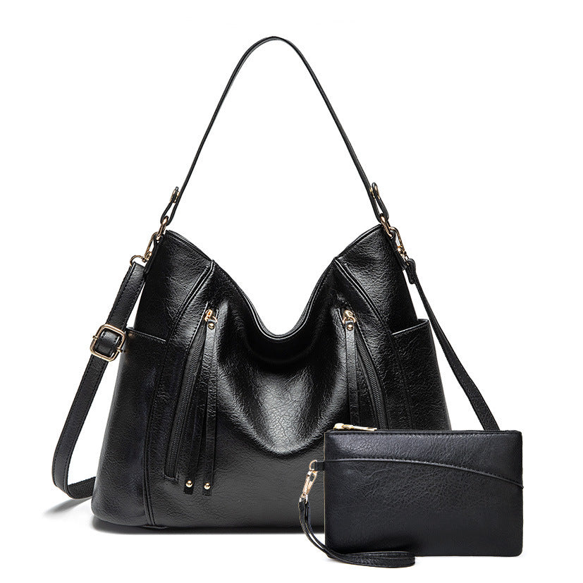 Women's Classy Mother Simple Fashion Textured Shoulder Bags