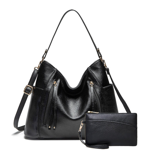 Women's Classy Mother Simple Fashion Textured Shoulder Bags