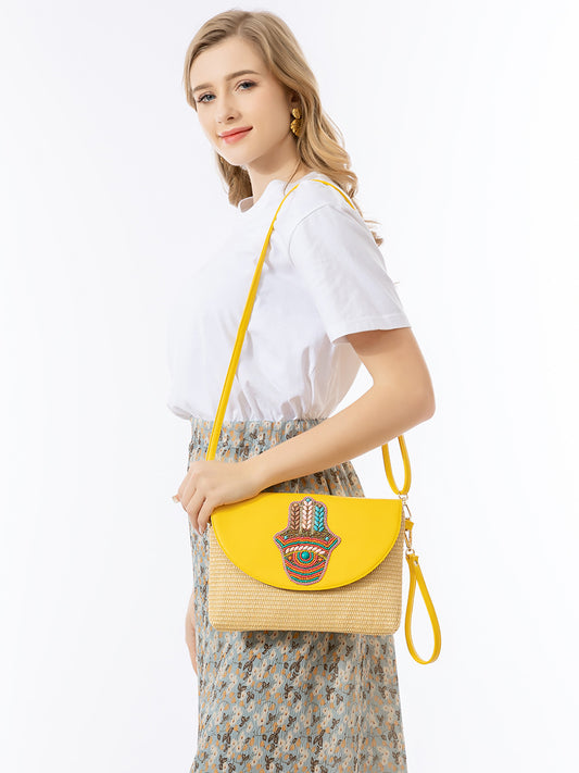 Women's Summer Straw Clutch High-grade Exquisite Woven Bags