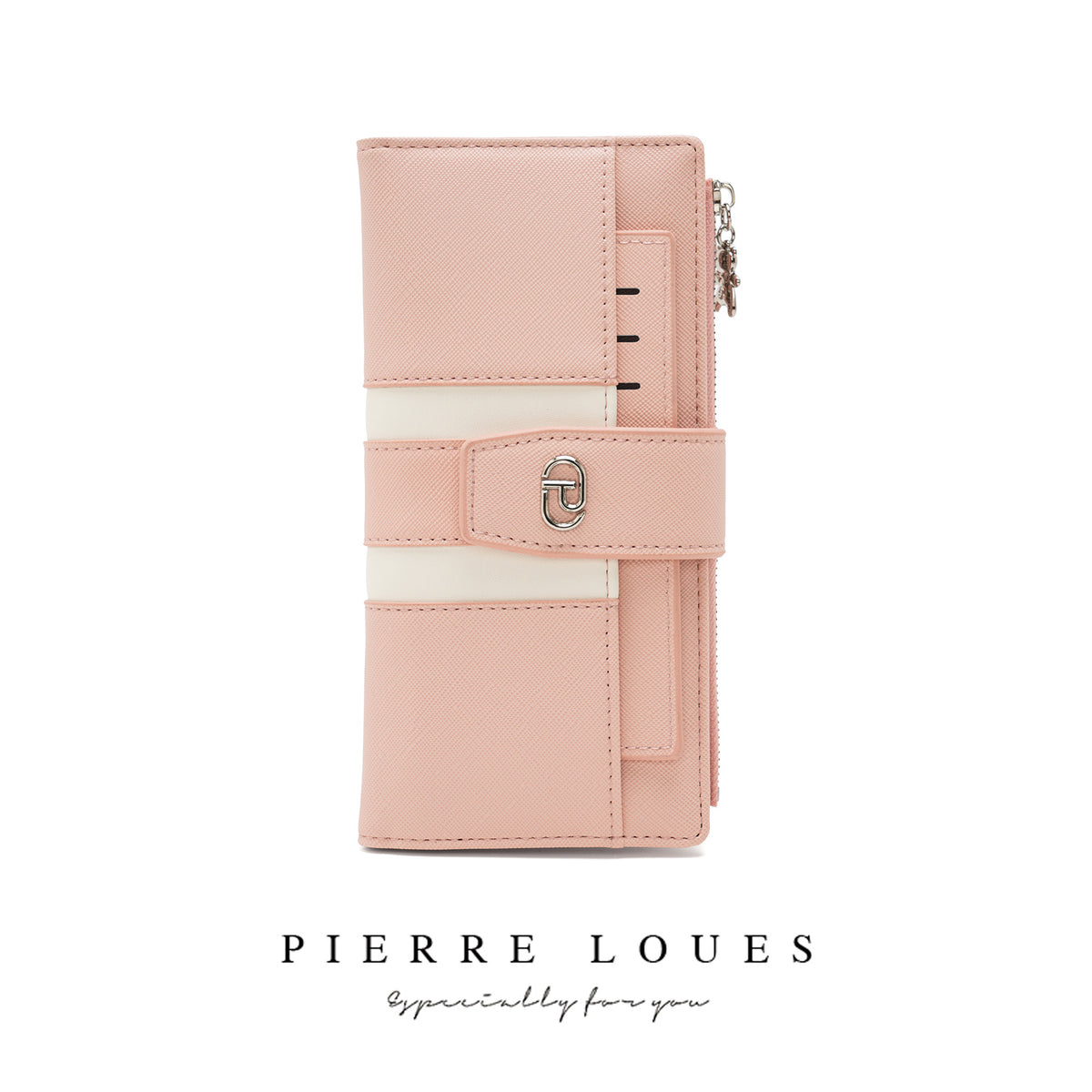 Women's Affordable Luxury Fashion Simple Contrast Color Metal Ladies Wallet