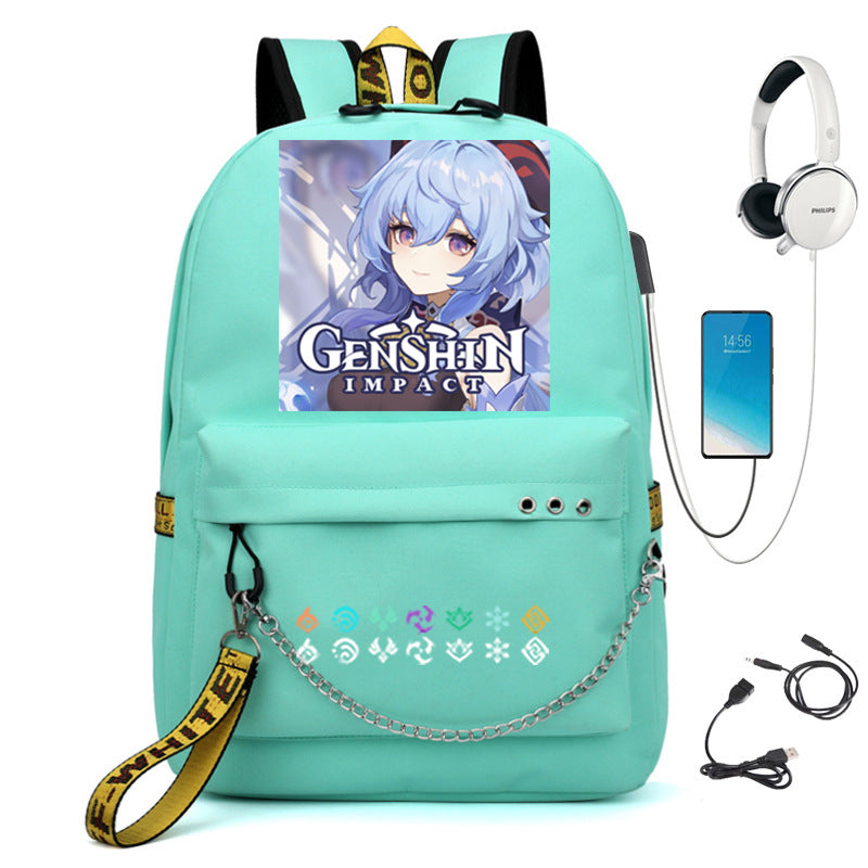 Popular Slouchy Pretty Creative Iron Chain Backpacks