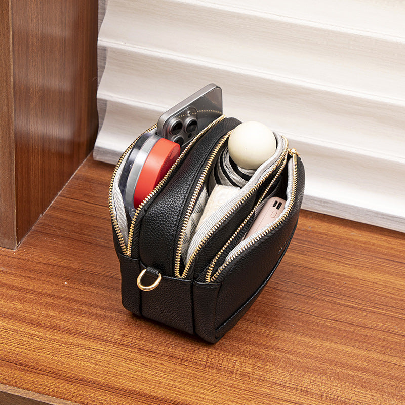 Women's Fox Spring High-grade Versatile Solid Color Fashion Small Square Bags