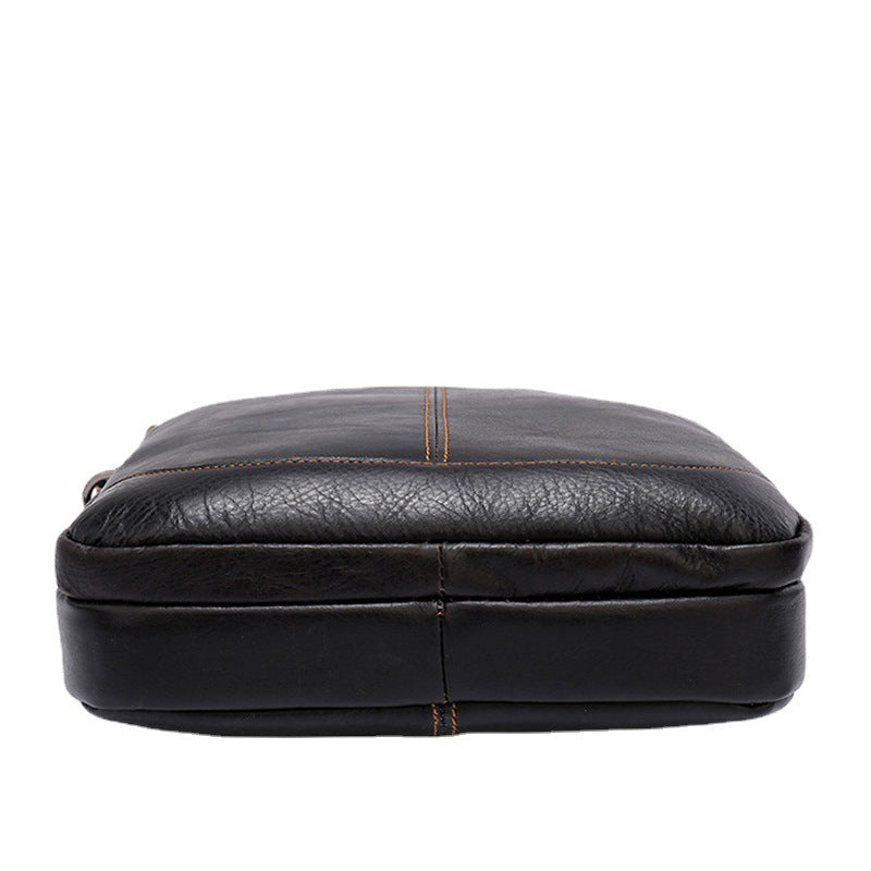 Men's Fashion Retro Style Business First Layer Men's Shoulder Bags