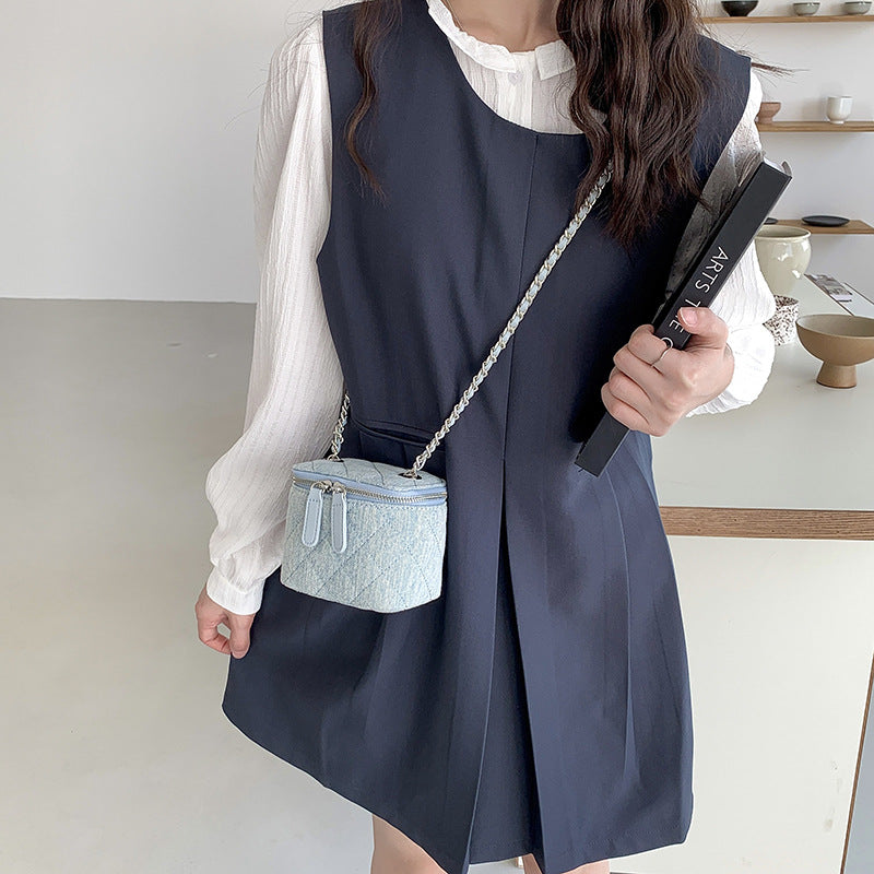 Mini Fashion Classic Style Rhombus Box Crossbody Bags