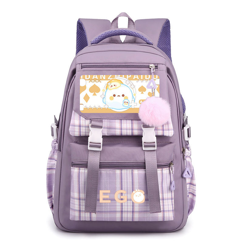 Egg Puff Party Good-looking Burden Alleviation Backpacks