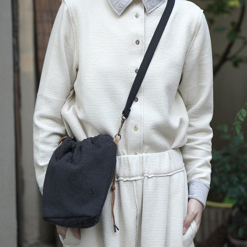 Retro Artistic Cotton Linen Cloth Canvas Crossbody Bags